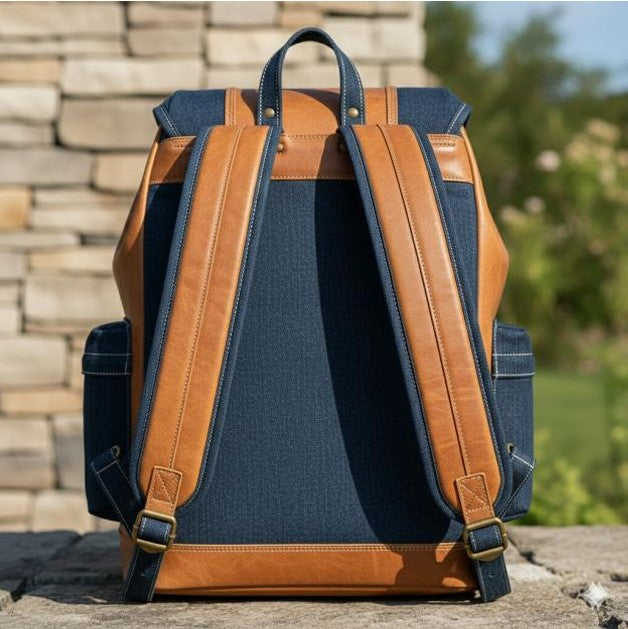 Back panel and straps